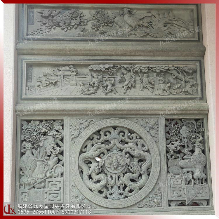 寺廟浮雕圖片